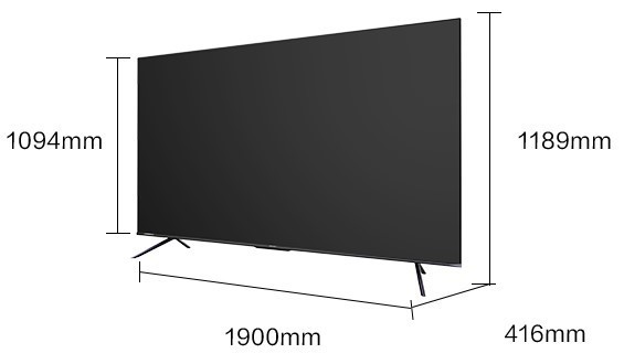 海信 85E7F 85英寸4K高清智能平板液晶AI全面屏电视机