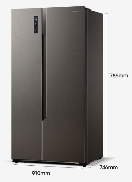 海信650L升对开双开门冰箱